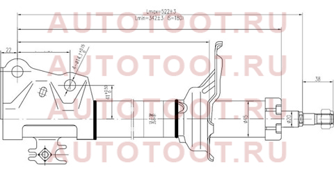 Стойка передняя TOYOTA PROBOX/SUCCEED 02-/VITZ/PLATZ/ECHO/FUN CARGO/YARIS/VIOS 99-07 LH=RH st-48510-59198 sat – купить в Омске. Цены, характеристики, фото в интернет-магазине autotoot.ru