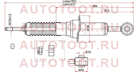 Стойка передняя TOYOTA LAND CRUISER PRADO 120/4RUNNER/SURF/HILUX 04-09 LH=RH st-48510-69545 sat – купить в Омске. Цены, характеристики, фото в интернет-магазине autotoot.ru