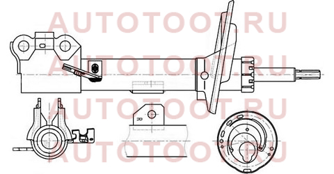 Стойка передняя TOYOTA CAMRY 06- RH st-48510-80309 sat – купить в Омске. Цены, характеристики, фото в интернет-магазине autotoot.ru