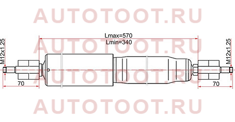 Амортизатор передний TOYOTA LAND CRUISER 105 LH=RH st-48511-69436 sat – купить в Омске. Цены, характеристики, фото в интернет-магазине autotoot.ru