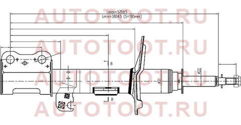 Стойка передняя TOYOTA IPSUM/PICNIC/AVENSIS VERSO 01-09 LH st4852049405 sat – купить в Омске. Цены, характеристики, фото в интернет-магазине autotoot.ru