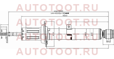 Стойка передняя TOYOTA MARK X/CROWN/LEXUS IS250/300/350 04- LH st4852059275 sat – купить в Омске. Цены, характеристики, фото в интернет-магазине autotoot.ru