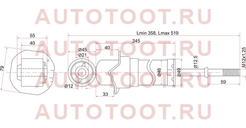 Амортизатор задний TOYOTA AVENSIS 03-08 LH=RH st-48530-09e60 sat – купить в Омске. Цены, характеристики, фото в интернет-магазине autotoot.ru