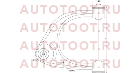 Рычаг FR верхний с шаров. TOYOTA TUNDRA/SEQUOIA 07- RH st-48610-0c011 sat – купить в Омске. Цены, характеристики, фото в интернет-магазине autotoot.ru