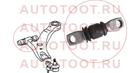 Сайлентблок передний переднего нижнего рычага TOYOTA HIGHLANDER/KLUGER/LEXUS RX270/350/450H 07- st-48654-33050 sat – купить в Омске. Цены, характеристики, фото в интернет-магазине autotoot.ru