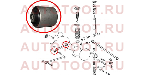 Сайлентблок FR=RR задней верхней продольной тяги TOYOTA LAND CRUISER/LEXUS LX470 98- st-48702-60090 sat – купить в Омске. Цены, характеристики, фото в интернет-магазине autotoot.ru