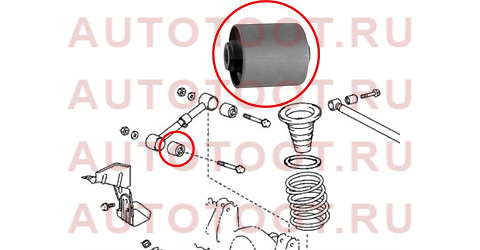 Сайлентблок FR=RR задней верхней продольной тяги TOYOTA LAND CRUISER/LEXUS LX570 07- st-48702-60130 sat – купить в Омске. Цены, характеристики, фото в интернет-магазине autotoot.ru