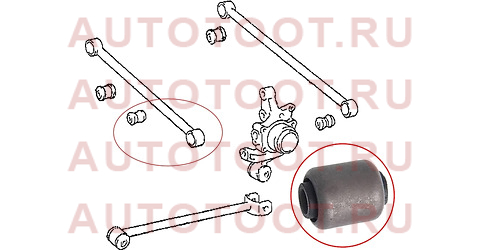 Сайлентблок задней цапфы TOYOTA CALDINA ST215/CT216 4WD 1997-2002 st4871021020u sat – купить в Омске. Цены, характеристики, фото в интернет-магазине autotoot.ru