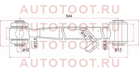 Тяга поперечная задней подвески нижняя TOYOTA RAV4 00-05/CHERY TIGGO 06- RH st-48720-42020 sat – купить в Омске. Цены, характеристики, фото в интернет-магазине autotoot.ru