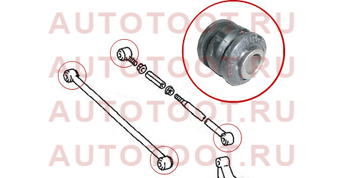Сайлентблок задней поперечной тяги Corolla / Sprinter 92-02 st-48725-12180 sat – купить в Омске. Цены, характеристики, фото в интернет-магазине autotoot.ru