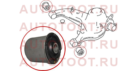 Сайлентблок заднего нижнего рычага наружний Crown GS130-140 87- st-48725-30050 sat – купить в Омске. Цены, характеристики, фото в интернет-магазине autotoot.ru