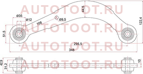 Тяга поперечная верхняя задняя 4WD TOYOTA COROLLA/RUNX/SPACIO/FIELDER 00-08/SIENTA/VOLTZ/WISH 03- st-48770-20010 sat – купить в Омске. Цены, характеристики, фото в интернет-магазине autotoot.ru