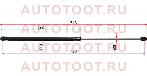 Амортизатор капота AUDI A6 06- st4f0823359a sat – купить в Омске. Цены, характеристики, фото в интернет-магазине autotoot.ru