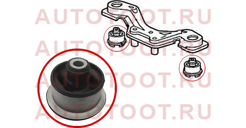 Сайлентблок заднего дифференциала HONDA AIRWAVE / CIVIC / CR-V / EDIX / HR-V / FIT / ORTHIA / SM-X / st-50711-s9a-000 sat – купить в Омске. Цены, характеристики, фото в интернет-магазине autotoot.ru