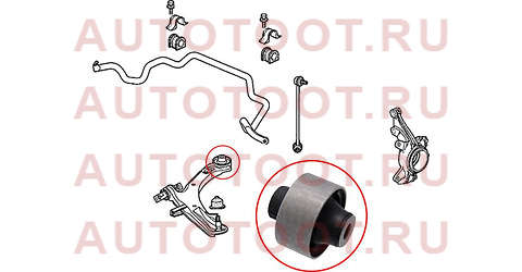 Сайлентблок переднего рычага задний HONDA STEPWGN 05-09 st51392slj902 sat – купить в Омске. Цены, характеристики, фото в интернет-магазине autotoot.ru