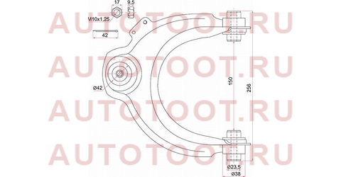 Рычаг FR верхний с шаров. HONDA ACCORD 02- LH st-51460-sda-023 sat – купить в Омске. Цены, характеристики, фото в интернет-магазине autotoot.ru