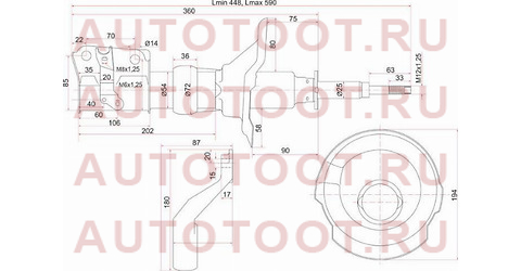 Стойка передняя (болт D-14) HONDA STREAM 00-06 RH st-51605-s7a-n06 sat – купить в Омске. Цены, характеристики, фото в интернет-магазине autotoot.ru