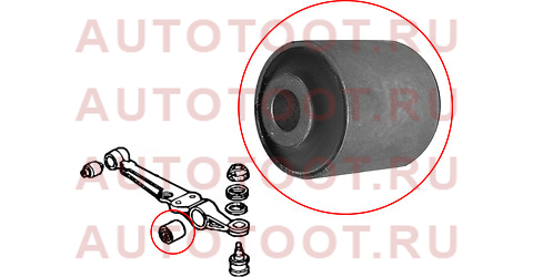 Сайлентблок переднего нижнего рычага (наружний) Honda Accord CD3, CF4 93- st-51810-sm4-003 sat – купить в Омске. Цены, характеристики, фото в интернет-магазине autotoot.ru