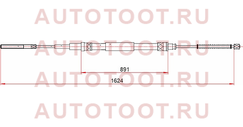 Трос ручного тормоза VOLKSWAGEN PASSAT III/IV 95-97 st520020 sat – купить в Омске. Цены, характеристики, фото в интернет-магазине autotoot.ru