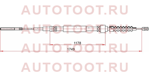 Трос ручного тормоза VOLKSWAGEN PASSAT III/IV 91-96 st520021 sat – купить в Омске. Цены, характеристики, фото в интернет-магазине autotoot.ru