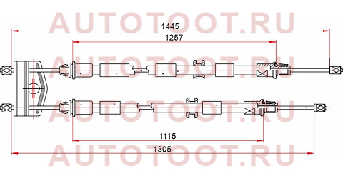 Трос ручного тормоза FORD FIESTA VI (CBK) 01-08/FUSION (CBK) 02-12/MAZDA 2 (DY) 02-07/DEMIO DY##/MAZ st520031 sat – купить в Омске. Цены, характеристики, фото в интернет-магазине autotoot.ru