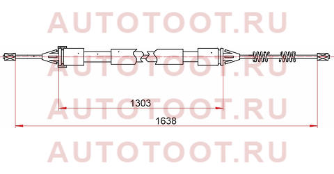 Трос ручного тормоза PEUGEOT 206/PARTNER 98- st520045 sat – купить в Омске. Цены, характеристики, фото в интернет-магазине autotoot.ru