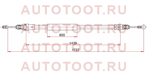 Трос ручного тормоза NISSAN INTERSTAR 02-12/ RENAULT MASTER 98-10 (длиная база) RH/LH st520055 sat – купить в Омске. Цены, характеристики, фото в интернет-магазине autotoot.ru