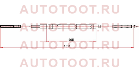 Трос ручного тормоза VW POLO 94-09 RH/LH (без ABS) st520056 sat – купить в Омске. Цены, характеристики, фото в интернет-магазине autotoot.ru