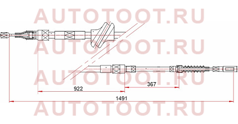 Трос ручного тормоза AUDI A6 RH/LH 94-98 st520063 sat – купить в Омске. Цены, характеристики, фото в интернет-магазине autotoot.ru