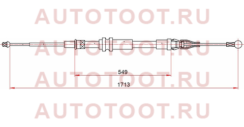 Трос ручного тормоза VW CADDY RH/LH 04-10 st520078 sat – купить в Омске. Цены, характеристики, фото в интернет-магазине autotoot.ru