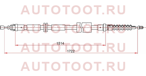 Трос ручного тормоза FORD MONDEO SW 00-07 RH/LH 200- st520079 sat – купить в Омске. Цены, характеристики, фото в интернет-магазине autotoot.ru