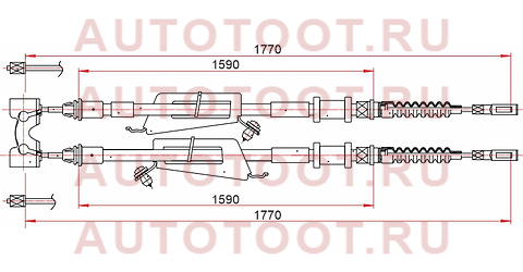 Трос ручного тормоза FORD FOCUS 99-03 st520102 sat – купить в Омске. Цены, характеристики, фото в интернет-магазине autotoot.ru