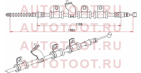 Трос ручного тормоза CHEVROLET AVEO 08-11/KALOS 05-08/RAVON NEXIA R3 16- LH st520121 sat – купить в Омске. Цены, характеристики, фото в интернет-магазине autotoot.ru