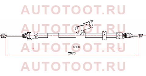 Трос ручного тормоза FORD S-MAX 06-/ GALAXY 06-15/ MONDEO IV 07- LH st520126 sat – купить в Омске. Цены, характеристики, фото в интернет-магазине autotoot.ru