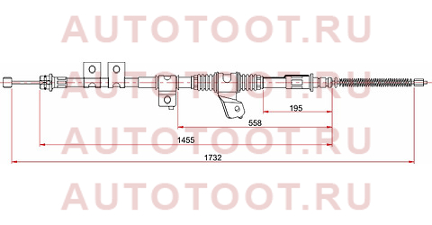 Трос ручного тормоза MITSUBISHI PAJERO III V60/V70/MONTERO II 00-06 RH st520159 sat – купить в Омске. Цены, характеристики, фото в интернет-магазине autotoot.ru