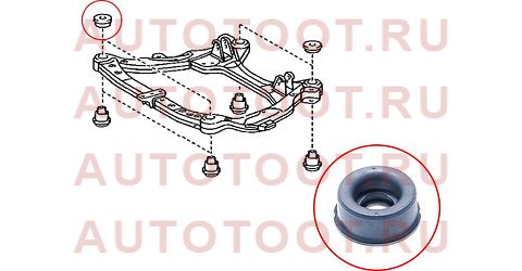 Сайлентблок подрамника LEXUS RX300/350/400 03-08/RX270/300/350 08-15/HARRIER 03-12/HIGHLANDER/KLUGER st5221328020 sat – купить в Омске. Цены, характеристики, фото в интернет-магазине autotoot.ru