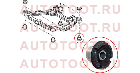 Сайлентблок подрамника LEXUS RX300/350/400 03-08/RX270/300/350 08-15/HARRIER 03-12/HIGHLANDER/KLUGER st5221728010 sat – купить в Омске. Цены, характеристики, фото в интернет-магазине autotoot.ru