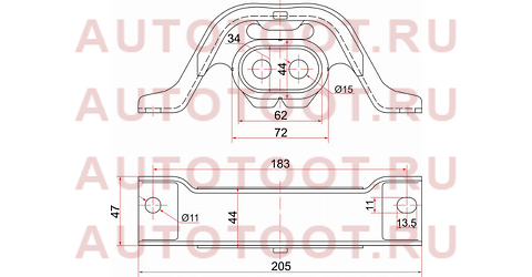 Подушка заднего дифференциала TOYOTA COROLLA 91-02/SPACIO 97-00/SPRINTER 91-02 st-52291-12010 sat – купить в Омске. Цены, характеристики, фото в интернет-магазине autotoot.ru