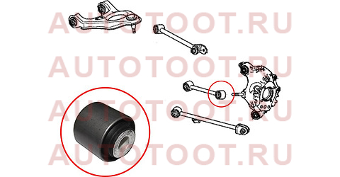 Сайлентблок заднего поперечного рычага HONDA ACCORD 08-12/CROSSTOUR 10-/ACURA TSX 09-14 st52345ta0a00b2 sat – купить в Омске. Цены, характеристики, фото в интернет-магазине autotoot.ru