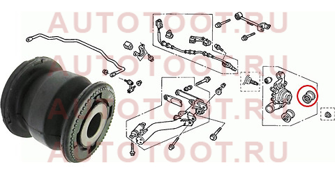 Сайлентблок задней ступицы RR HONDA CIVIC/CR-V/STREAM 01- st-52366-s5a-024 sat – купить в Омске. Цены, характеристики, фото в интернет-магазине autotoot.ru