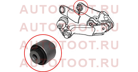 Сайлентблок заднего нижнего рычага HONDA CR-V 07- / EDIX 04-09 / CIVIC FB 12-15 / FR-V 04-09 st52370swaa01br sat – купить в Омске. Цены, характеристики, фото в интернет-магазине autotoot.ru