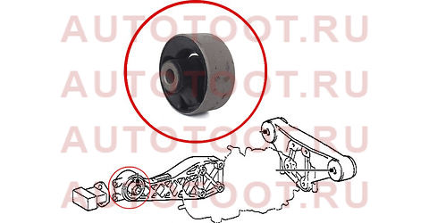 Сайлентблок задней опоры дифференциала передний 96-2001 st5238044010 sat – купить в Омске. Цены, характеристики, фото в интернет-магазине autotoot.ru