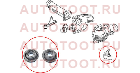 Сайлентблок левой опоры дифференциала (Комплект) TOYOTA LAND CRUISER 200/LEXUS LX570/460 07- st5238060070b sat – купить в Омске. Цены, характеристики, фото в интернет-магазине autotoot.ru