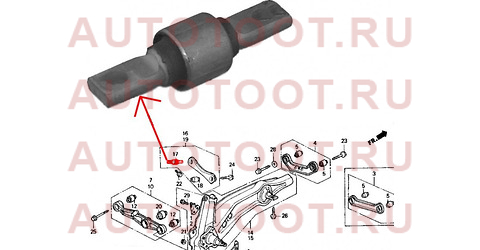 Сайлентблок RR верхнего поперечного рычага (ушастый) CR-V RD1 97-01/CIVIC EK 95-00 st52393sr3004 sat – купить в Омске. Цены, характеристики, фото в интернет-магазине autotoot.ru