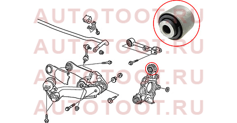 Сайлентблок задней цапфы верхний HONDA CR-V 07-18 st52395swaa01 sat – купить в Омске. Цены, характеристики, фото в интернет-магазине autotoot.ru