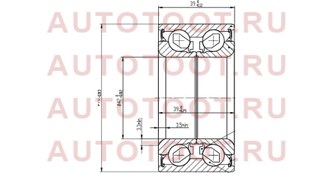 Подшипник передней ступицы HYUNDAI IX35/KIA SPORTAGE/зад HYUNDAI SANTA FE/KIA SPORTAGE 4WD 42/76/39 st5271026530 sat – купить в Омске. Цены, характеристики, фото в интернет-магазине autotoot.ru