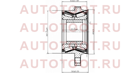 Полуступица перед MMC PAJERO IV/MONTERO V87W/V97W 2006- st-52kwh01 sat – купить в Омске. Цены, характеристики, фото в интернет-магазине autotoot.ru