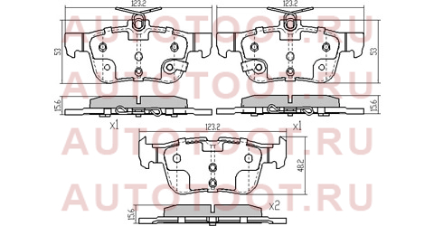 Колодки тормозные зад FORD GALAXY/S-MAX/MONDEO 15- st5333787 sat – купить в Омске. Цены, характеристики, фото в интернет-магазине autotoot.ru