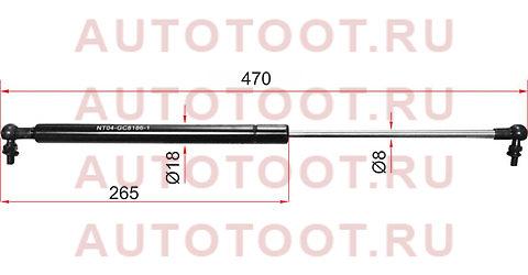 Амортизатор капота TOYOTA LAND CRUISER PRADO 120 02-09/LEXUS GX470 02-07/ HILUX SURF/4RUNNER LH=RH st-53450-69055 sat – купить в Омске. Цены, характеристики, фото в интернет-магазине autotoot.ru