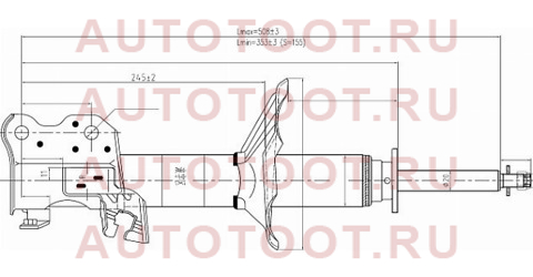 Стойка передняя NISSAN ALMERA/PRESEA/PULSAR/SUNNY/SENTRA 95- RH st543023m525 sat – купить в Омске. Цены, характеристики, фото в интернет-магазине autotoot.ru